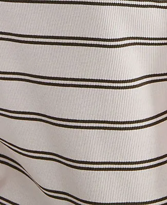 Ann Taylor Haven Well Within Essential Organic Cotton Double Stripe Raceback Tank sold by Ann Taylor product image thumbnail 4