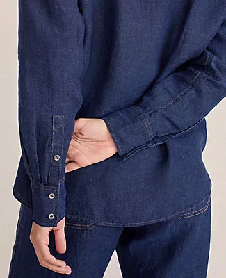 Ann Taylor Haven Well Within The Daily Shirt in Linen sold by Ann Taylor product image thumbnail 3