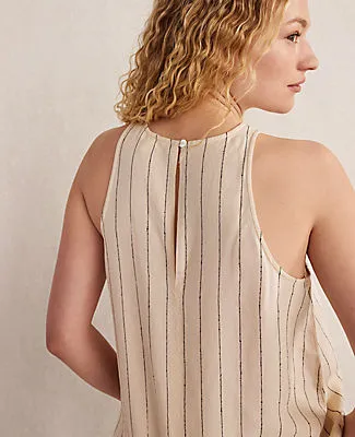 Ann Taylor Haven Well Within Linen Blend Dobby Stripe Top sold by Ann Taylor product image thumbnail 2