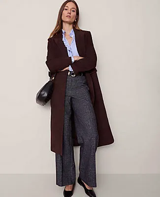 Ann Taylor Studio Collection Suede Trench Coat sold by Ann Taylor product image thumbnail 5
