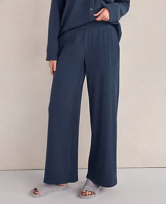 Ann Taylor Haven Well Within Organic Cotton Rib Knit Relaxed Wide Leg Pants sold by Ann Taylor