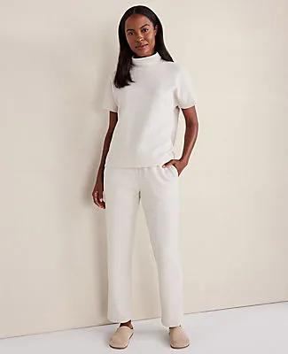 Ann Taylor Haven Well Within Cotton Blend Ottoman Rib Pants sold by Ann Taylor product image thumbnail 3