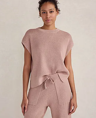 Ann Taylor Haven Well Within Organic Cotton Cashmere Drop Shoulder Tee sold by Ann Taylor