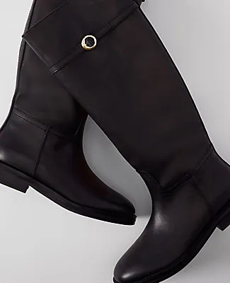 Ann Taylor Chain Wrap Leather Riding Boot sold by Ann Taylor product image thumbnail 2