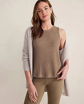 Ann Taylor Haven Well Within Brushed Rib Knit Tank sold by Ann Taylor product image thumbnail 4