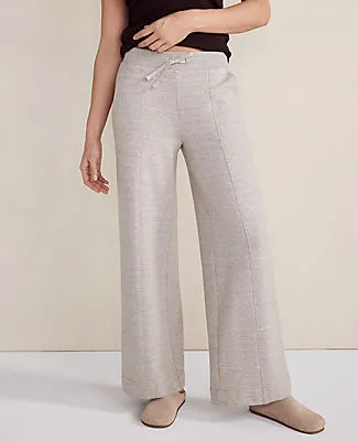 Ann Taylor Haven Well Within Tencel Fleece Wide Leg Pintuck Pants sold by Ann Taylor product image thumbnail 2