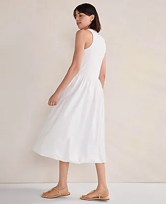 Ann Taylor Haven Well Within Organic Cotton Drop Waist Bubble Dress sold by Ann Taylor product image thumbnail 2