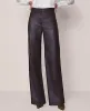 Ann Taylor Studio Collection The Straight Pant in Leather sold by Ann Taylor