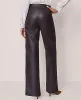 Ann Taylor Studio Collection The Straight Pant in Leather sold by Ann Taylor