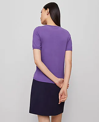 Ann Taylor Easy Sweater Tee sold by Ann Taylor product image thumbnail 2