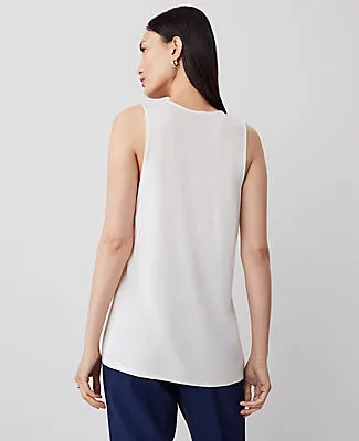 Ann Taylor Petite Mixed Jersey Tank sold by Ann Taylor product image thumbnail 2