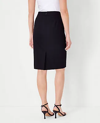 Ann Taylor The Petite Seamed Pencil Skirt in Seasonless Stretch sold by Ann Taylor product image thumbnail 2
