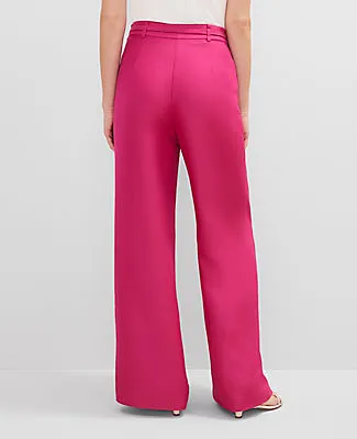 Ann Taylor Studio Collection Belted Wide-Leg Pant sold by Ann Taylor product image thumbnail 3