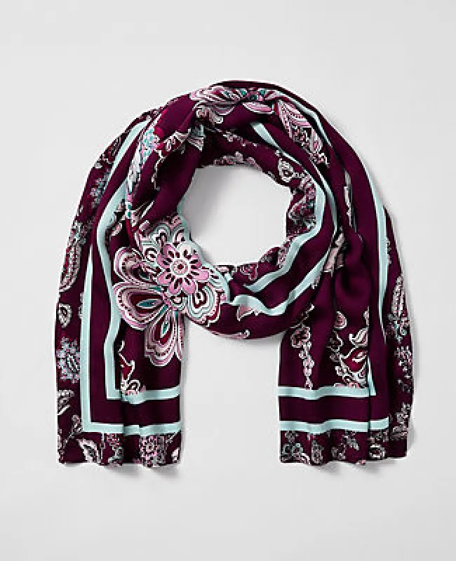 Ann Taylor Paisley Silk Scarf sold by Ann Taylor