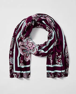 Ann Taylor Paisley Silk Scarf sold by Ann Taylor