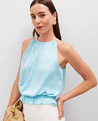 Ann Taylor Shirred Tank Top sold by Ann Taylor product image thumbnail 3