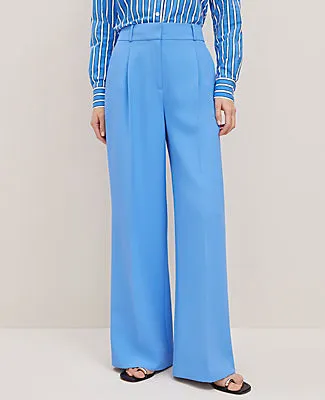Ann Taylor The Petite Wide-Leg Pant in Fluid Crepe sold by Ann Taylor product image thumbnail 2