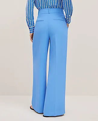 Ann Taylor The Petite Wide-Leg Pant in Fluid Crepe sold by Ann Taylor product image thumbnail 3