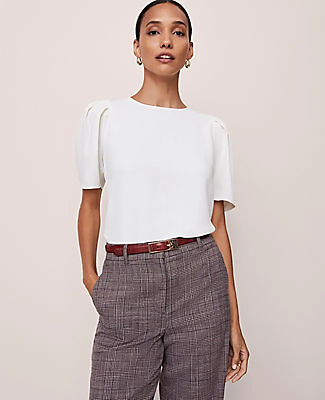 Ann Taylor Puff Sleeve Blouse sold by Ann Taylor