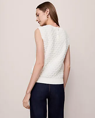 Ann Taylor Petite Tweed Sweater Shell Top sold by Ann Taylor product image thumbnail 2
