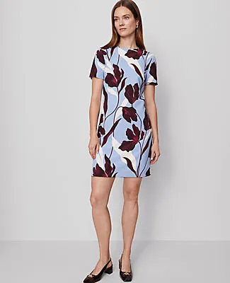Ann Taylor Petite Floral Shift Dress sold by Ann Taylor