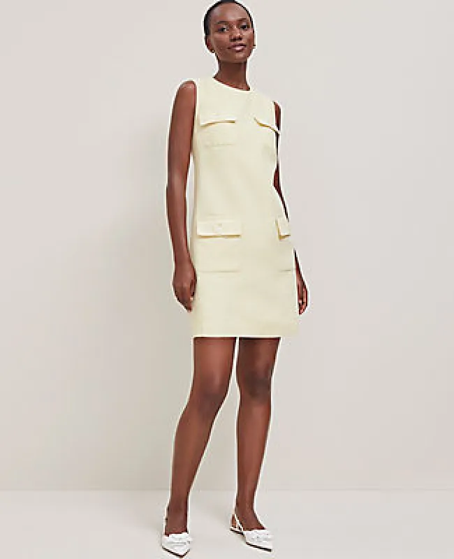 Ann Taylor Button Pocket Shift Dress sold by Ann Taylor