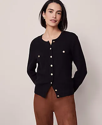 Ann Taylor Textured Cardigan sold by Ann Taylor