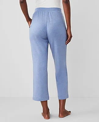 Ann Taylor Heathered Wide-Leg Lounge Pant sold by Ann Taylor product image thumbnail 2