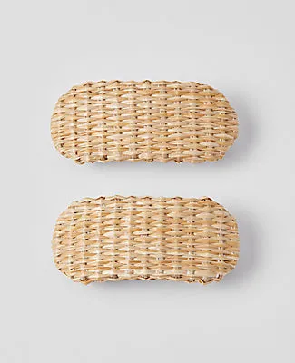 Ann Taylor Straw Hair Clip sold by Ann Taylor