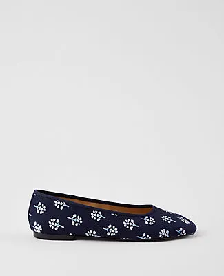 Ann Taylor Weekend Collection Floral Ballet Flats sold by Ann Taylor