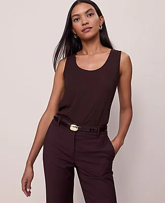Ann Taylor Mixed Media Tank Top sold by Ann Taylor