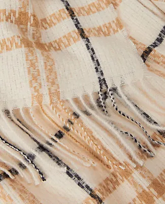 Ann Taylor Weekend Collection Plaid Scarf sold by Ann Taylor product image thumbnail 2