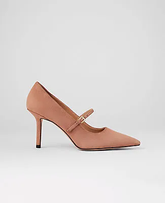 Ann Taylor Suede Mary Jane Pump sold by Ann Taylor