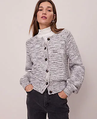 Ann Taylor Weekend Collection Marled Cardigan sold by Ann Taylor
