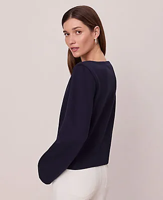 Ann Taylor Weekend Collection Boat Neck Top sold by Ann Taylor product image thumbnail 2