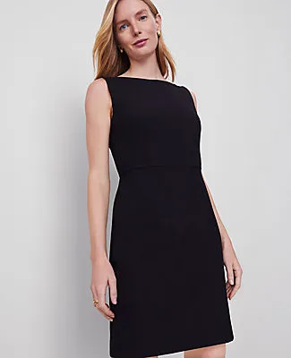 Ann Taylor The Petite Boatneck Dress in Seasonless Stretch sold by Ann Taylor product image thumbnail 3