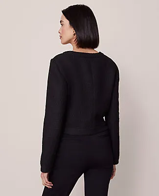 Ann Taylor Tweed Cropped Jacket sold by Ann Taylor product image thumbnail 3