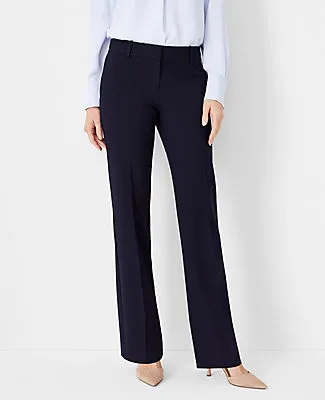 Ann Taylor The Tall Mid Rise Trouser Pant in Seasonless Stretch sold by Ann Taylor