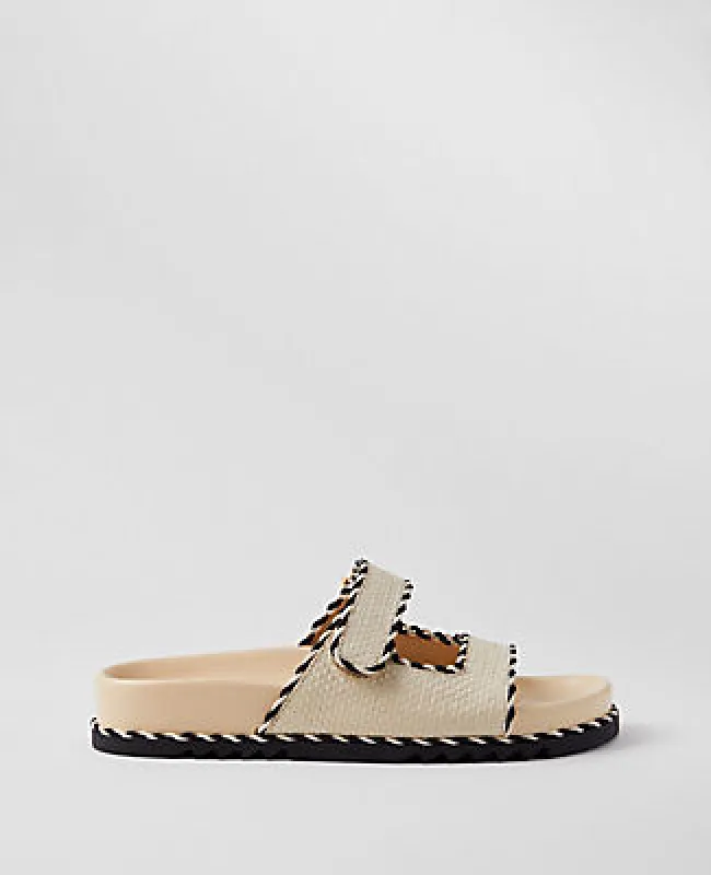 Ann Taylor Weekend Collection Straw Sport Sandals sold by Ann Taylor