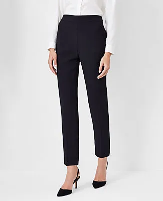 Ann Taylor The Petite Side Zip Ankle Pant in Fluid Crepe sold by Ann Taylor