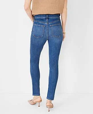 Ann Taylor High Rise Skinny Jeans in Classic Indigo Wash sold by Ann Taylor product image thumbnail 2