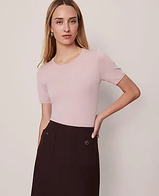 Ann Taylor Easy Sweater Tee sold by Ann Taylor product image thumbnail 3