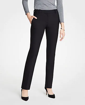 Ann Taylor The Petite Sophia Straight Pant - Curvy Fit sold by Ann Taylor