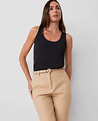 Ann Taylor Mixed Media Tank Top sold by Ann Taylor