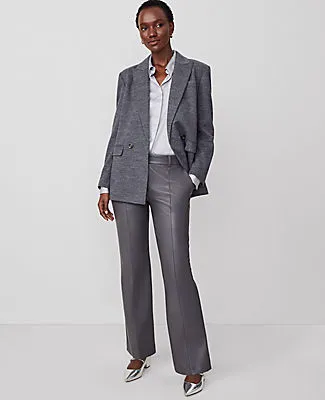 Ann Taylor The Petite Faux Leather Jayne Trouser Pant sold by Ann Taylor product image thumbnail 2
