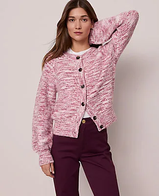 Ann Taylor Weekend Collection Marled Cardigan sold by Ann Taylor
