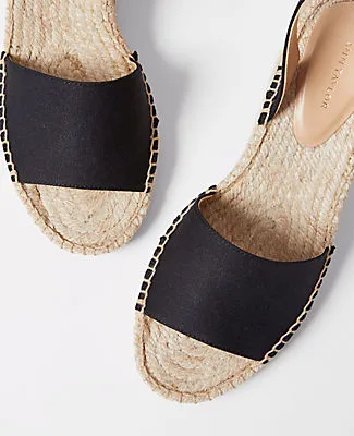 Ann Taylor Canvas Lace-Up Espadrille Wedge Sandals sold by Ann Taylor product image thumbnail 2