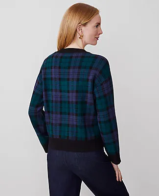 Ann Taylor Petite Plaid Sweater sold by Ann Taylor product image thumbnail 2