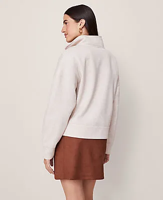 Ann Taylor Weekend Collection Half-Zip Sweatshirt sold by Ann Taylor product image thumbnail 2