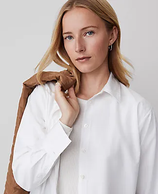 Ann Taylor Weekend Collection Oversized Shirt sold by Ann Taylor product image thumbnail 3